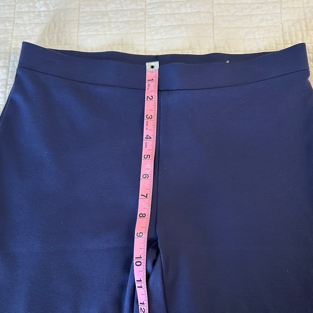 Chico’s 0 Regular Navy Blue Dressy Legging NWOT Soft Stretch - Picture 4 of 7